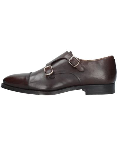 Barba Napoli Flat Shoes - Brown