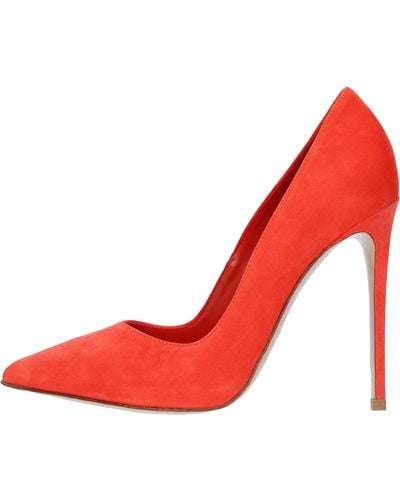 Le Silla Schuhe Mit Orangefarbenem Absatz - Rot