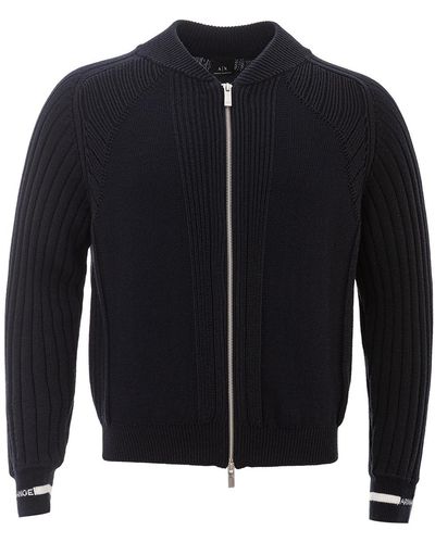 Armani Exchange Ribbed Sweater - Blue