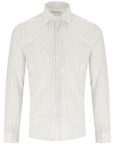 Manuel Ritz Patterned Shirt - White