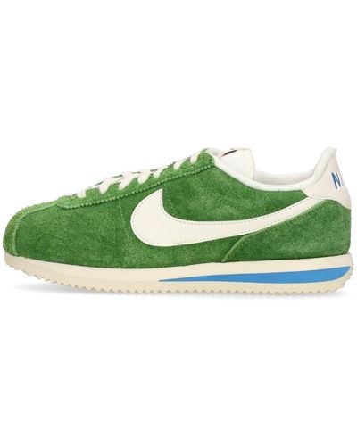 Nike Low Shoe W Cortez Vintage Suede Chlorophyll/Sail/Lt Photo - Green