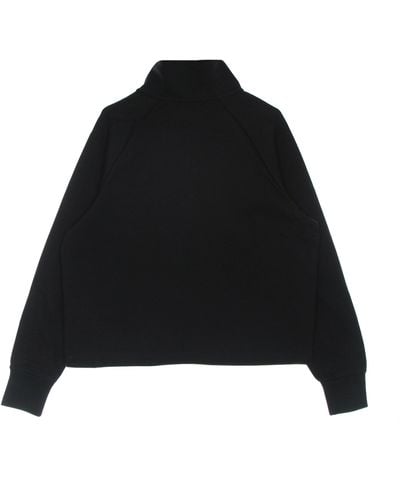 Nike Lightweight Turtleneck Sweatshirt Sportswear Tech Fleece 1/4-Zip Top - Black