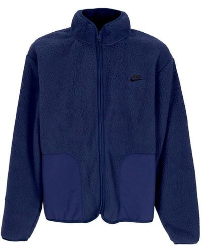 Nike Club+ Fleece Sherpa Winterized Jacket Midnight - Blue