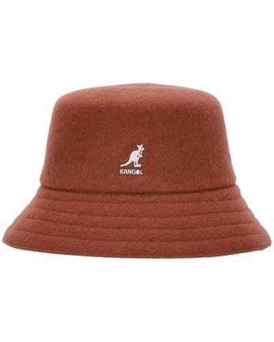 Kangol Wool Lahinch 'Bucket Hat - Brown