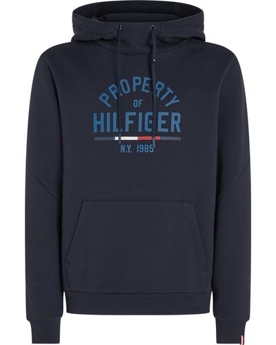 Tommy Hilfiger Blu Cotton Men Sweatshirt main image 1