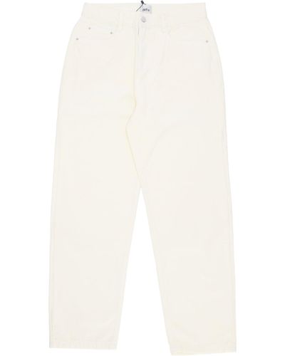 Arte' Poage Back Heart Pants Long Pants - White