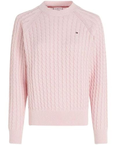 Tommy Hilfiger Pullover Fur Frauen - Pink