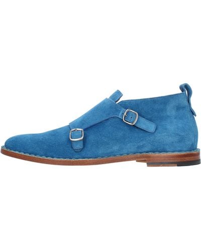 Santoni Halbschuhe Turkis - Blau