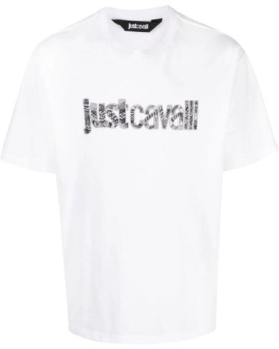 Just Cavalli Herren T-Shirt - Weiß