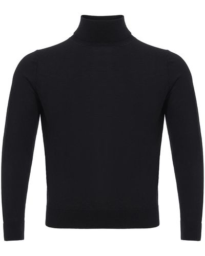 Colombo Cashmere And Silk Turtleneck - Blue