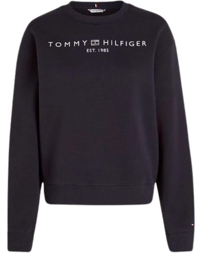 Tommy Hilfiger Damen Sweatshirt - Schwarz