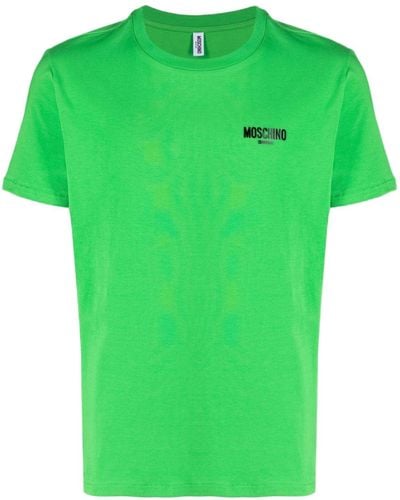 Moschino T-Shirt Mann - Grün
