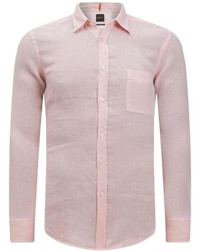BOSS Shirt Fur Manner - Pink