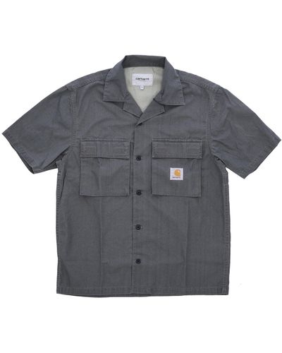 Carhartt Wynton Herren-Kurzarmshirt S/S-Shirt - Grau