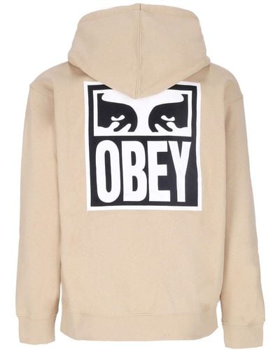 Obey Sweat A Capuche Pour Hommes Eyes Icon Hood Premium Fleece - Neutre