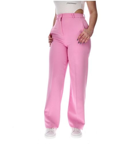 hinnominate Palace Pants With Personalized Label Bonbon - Pink
