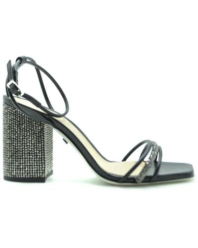 Grey Mer Sandals - Metallic