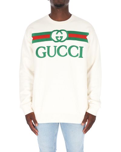 Gucci Sweat-Shirt Oversize Unisexe Blanc