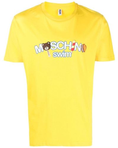 Moschino T-Shirt Mann - Gelb