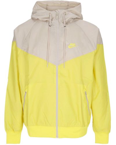 Nike Windbreaker Sportswear Woven Lined Windrunner Hooded Jacket Strike/Rattan/ Strike - Yellow