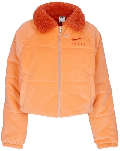 Nike Short Jacket Sportswear Air Therma-Fit Corduroy Winter Jacket Trance/Mantra - Orange