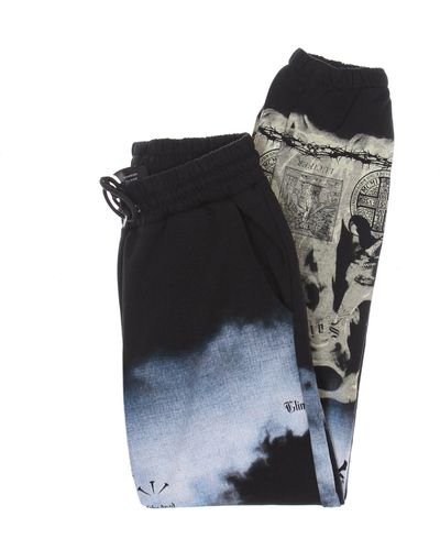 IHS Clouds &Amp; Flames 'Lightweight Tracksuit Jogger/Multi - Black