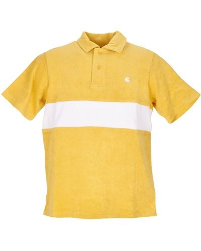 Carhartt Bayley Short Sleeve Polo Polo Popsicle - Yellow