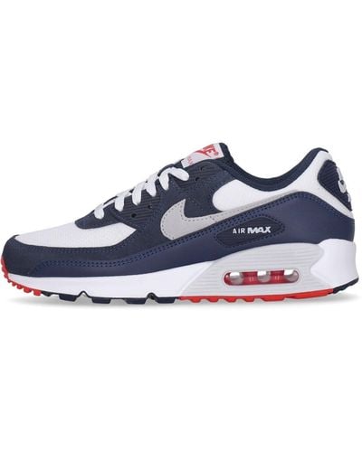 Nike Air Max 90 Low Shoe Obsidian/Pure Platinum//Track - Blue