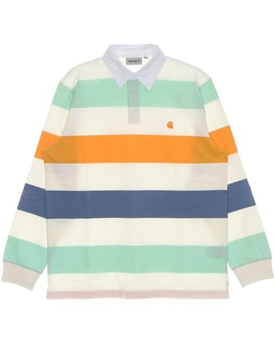 Carhartt Henwick 'Long Sleeve Polo Rugby L/Shirt - Multicolor