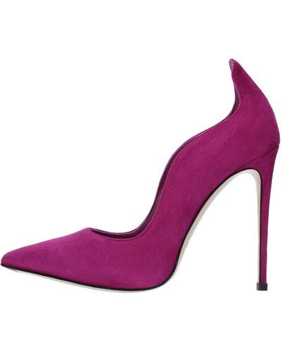 Le Silla Schuhe Mit Fuchsiafarbenen Absatzen - Pink