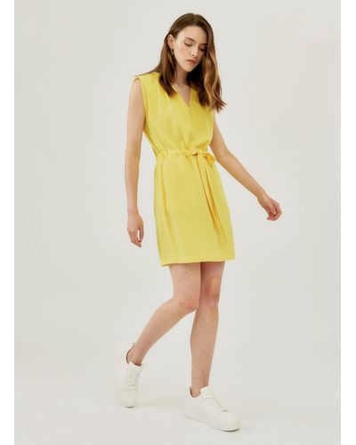 Silvian Heach S Dress Pgb22243ve - Yellow