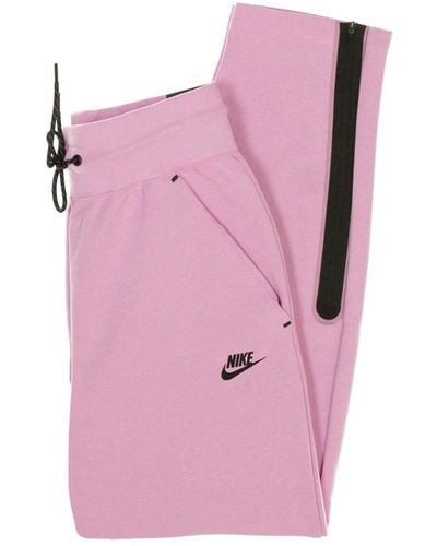 Nike Lightweight Sportswear Tech Fleece Tracksuit Pants - Pink