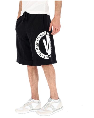 Versace Sportliche Schwarze Shorts