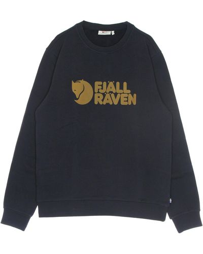 Fjallraven 'Crewneck Sweatshirt Logo Sweater Dark - Blue