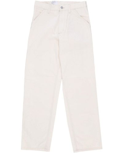 Carhartt Jeans Single Knee Pant Rinsed - White