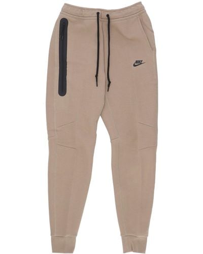 Nike Lightweight Tracksuit Pants Tech Fleece Jogger Pant Khaki - Natural