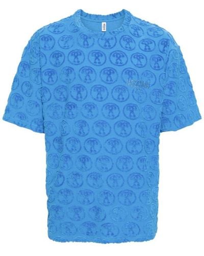 Moschino T-Shirt Mann - Blau