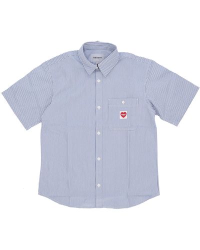 Carhartt Terrell Short Sleeve Shirt - Blue