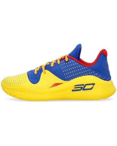 Under Armour Curry 4 Low Flotro Basketball Shoe - Yellow