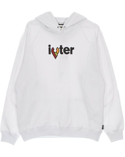 Iuter 'Lightweight Hooded Sweatshirt Pocket Hoodie X Cinelli - White