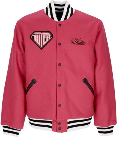 Iuter Family Varsity College Jacket - Pink