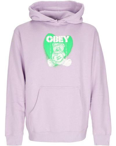 Obey Love Hurts 2 Basic Hooded Fleece 'Hoodie - Pink