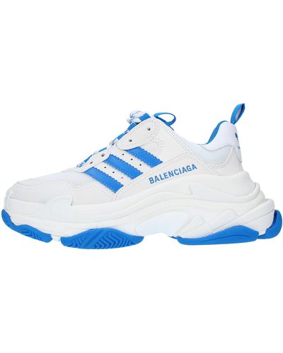 BALENCIAGA X ADIDAS Baskets Bleu-Blanc