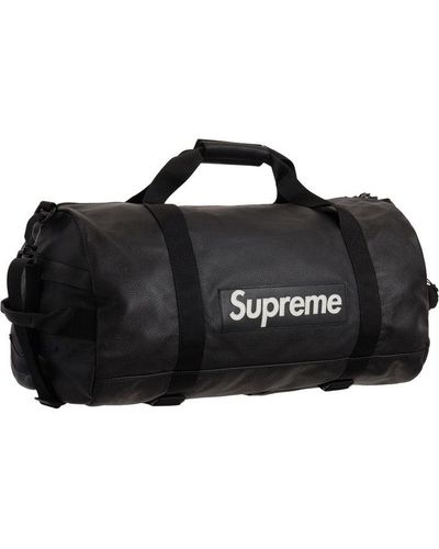 Supreme Nike Leather Duffle Bag Ejw032019 - Black