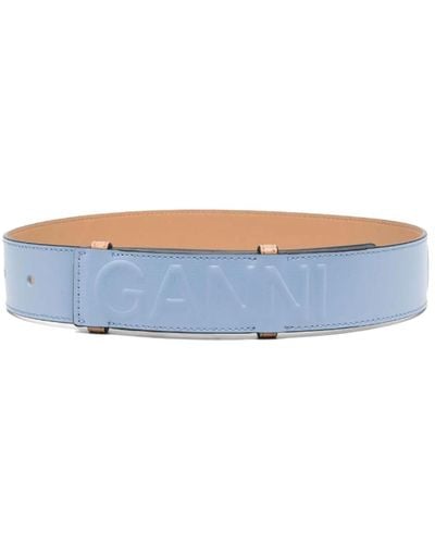 Ganni Belts Light - Blue