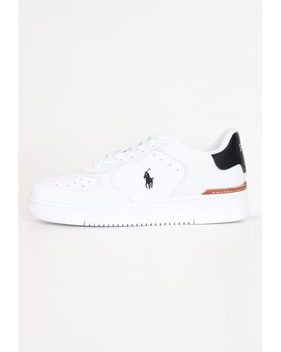 Ralph Lauren Sneakers Weib/Schwarz Pp - Weiß