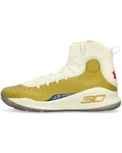Under Armour Curry 4 Retro Basketball Shoe - Yellow