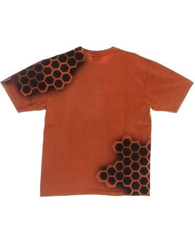 Mauna Kea Bee Tee Stone Washed Herren-T-Shirt - Rot