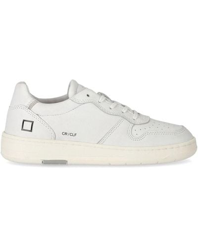Date Court Calf Sneaker - White