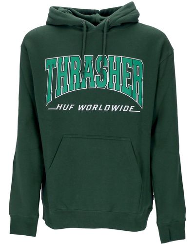 Huf Bayview Hoodie P/O Hoodie X Thrasher Forest - Green